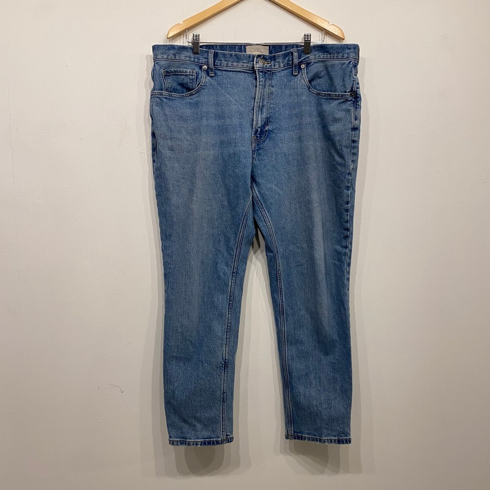 Everlane Mens Slim Fit Jean Organic Cotton Blue Medium Wash Denim 40x30